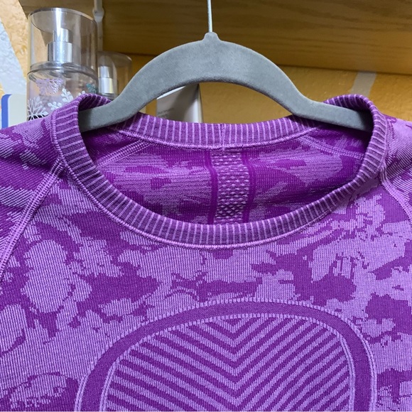 Lululemon Swiftly Tech Long Sleeve Crew Heathered Tender Violet  Size 4 - Picture 9 of 9